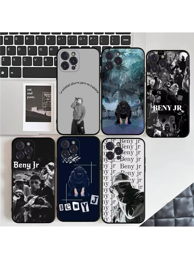Rapper B-BENY JR Silikon Handyhülle für Apple iPhone 11 bis 17 Pro Max Plus Mini XS X - Bild 3