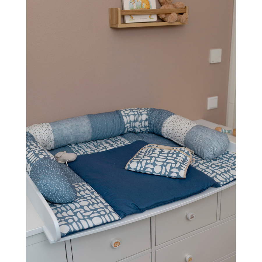 Ullenboom Wickelauflagenbezug Classics Blau B/T/H: 85 x 75 cm - Bild 2