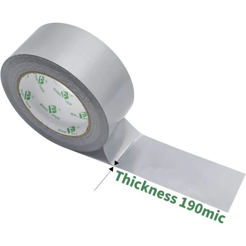 BOMEI PACK Gewebeband Grau Heavy Duty Duct Tape Set, 3 Rollen, Breite: 50 mm, Länge: 50 m pro Rolle - Bild 2