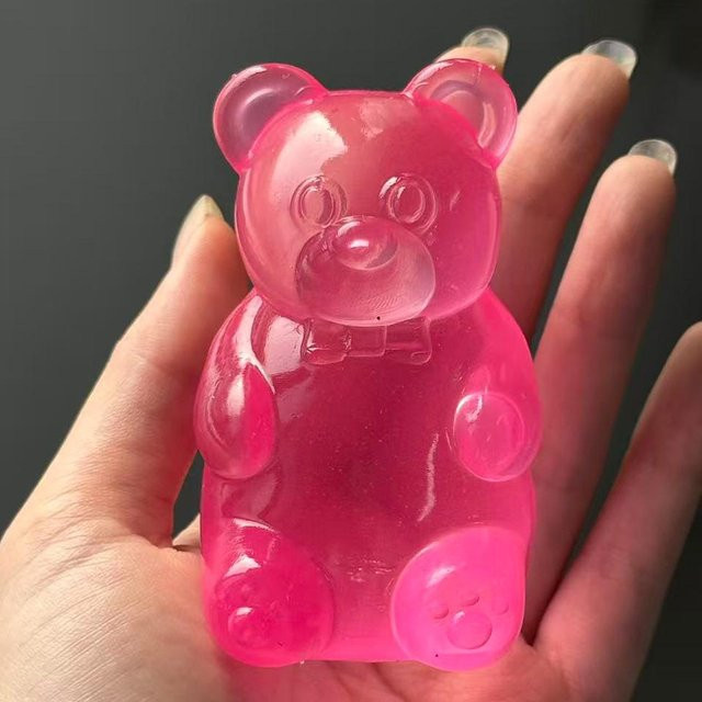Weicher Bär Squishy Maltose, Kneten, rosa - Bild 1
