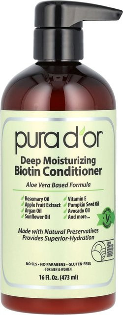 Pura D'or Biotin-Conditioner, 473 ml, für coloriertes Haar - Bild 1