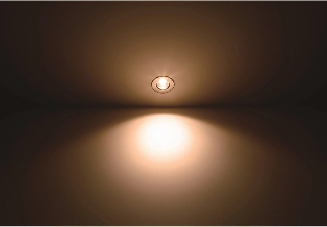 Philips LED-Einbauspot Dive SL261 in Nickel, rund, 5,5 W, warmweiß, dimmbar, IP65 - Bild 1