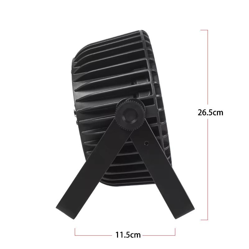 SHEHDS 6in1 LED Par Flache Bühnenleuchte RGBWA UV mit DMX512 für DJ, Disco und Hochzeit - Bild 2
