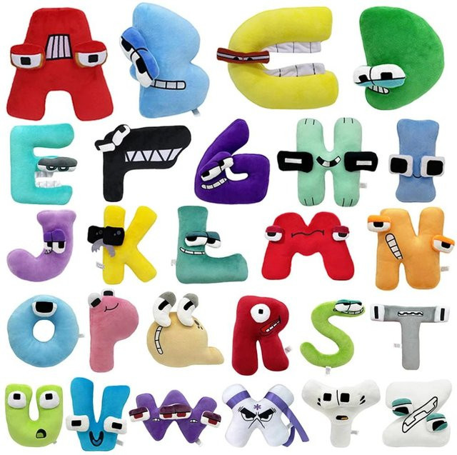 Yiran toy Alphabet Lore Buchstaben Plüschtiere, Plüschtier Puppe, Bunt / Mehrfarbig - Bild 1