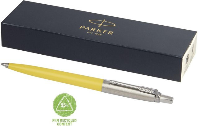 Parker Jotter Recycled Kugelschreiber Gelb mit schwarzer Tinte - Bild 1