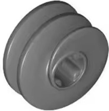 JIAJIALE Technik Ziegel Schneckengetriebe Teile, 10-teiliges Set, Grau - Bild 1