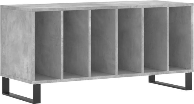 vidaXL Plattenschrank in Betongrau aus Holzwerkstoff und Eisen mit industrieller Note, B/T/H: 100 x 38 x 48 cm - Bild 1