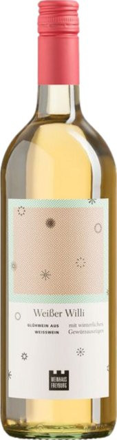 Weinhaus Freyburg Weißer Willi Glühwein, Weißwein, Saale-Unstrut, 11,5 % vol, 1 l - Bild 1