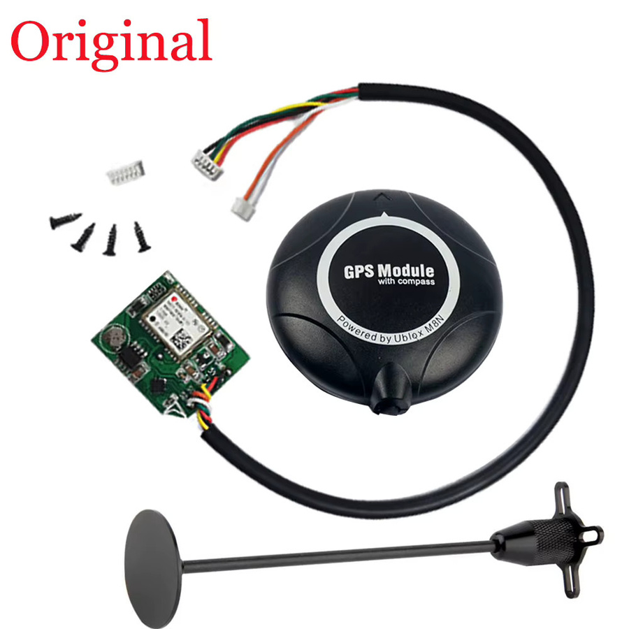 QX-MOTOR GPS-Modul M8N mit integriertem Kompass in Schwarz für APM PIX Pixhawk PX4 Flight Controller - Bild 3