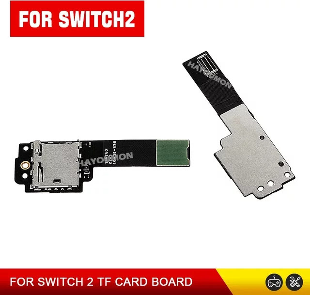 HeroAngel Ersatz-Sockel für TF-Kartenleser-Board für Nintendo Switch 2 Micro-SD-Kartensteckplatz-Board, Schwarz - Bild 1