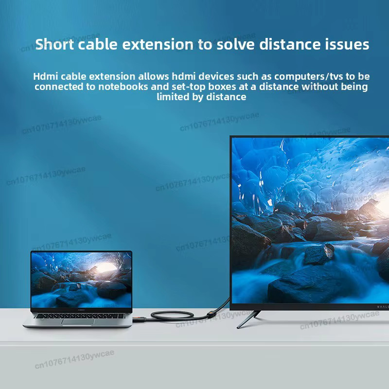 BSN Micro Mini HDMI Verlängerungskabel mit 90-Grad-Winkel, High Speed 8K60 Hz und 4K, Stecker auf Buchse, Schwarz - Bild 4