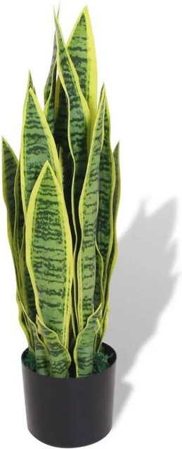 furnicato Künstliche Sansevieria Bogenhanf Pflanze in Grün mit Topf, Höhe: 65 cm - Bild 1