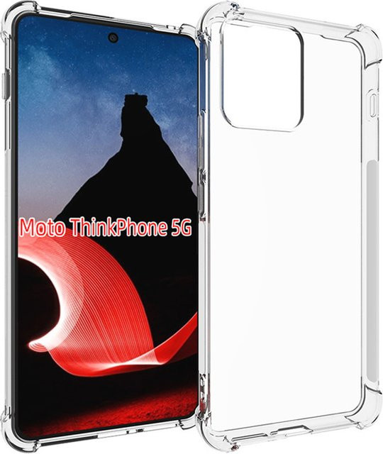 Stoßfeste Silikon TPU Hülle für Motorola ThinkPhone 5G XT2309 in Transparent - Bild 1