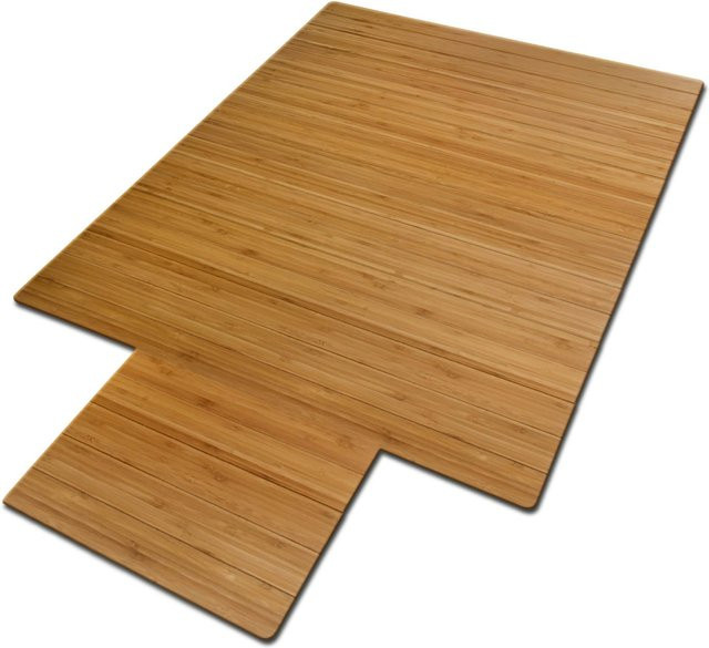 Karat Bodenschutzmatte aus Bambus in Beige, Breite: 90 cm, Tiefe: 120 cm - Bild 1