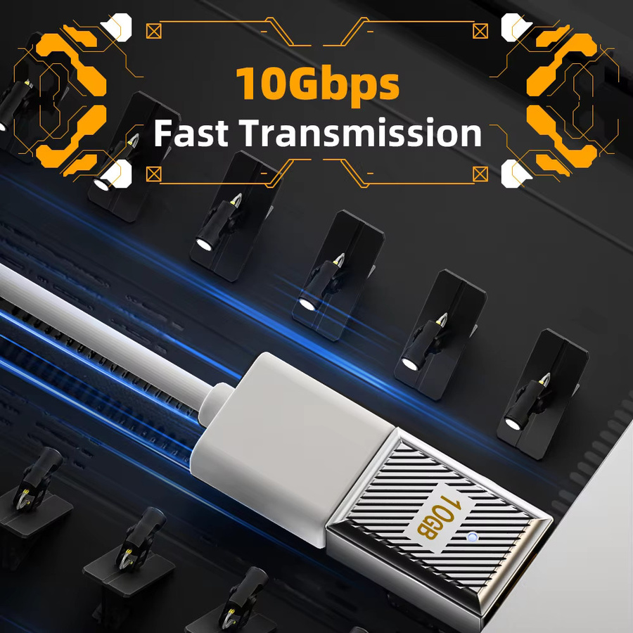 BSN USB-C auf USB-A OTG-Adapter mit USB 3.1 10Gbps Datenübertragung und 120W Schnellladung - Bild 4