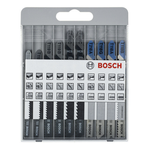 Bosch Stichsägeblatt-Set Basic für Holz und Metall, 10-teilig - Bild 2