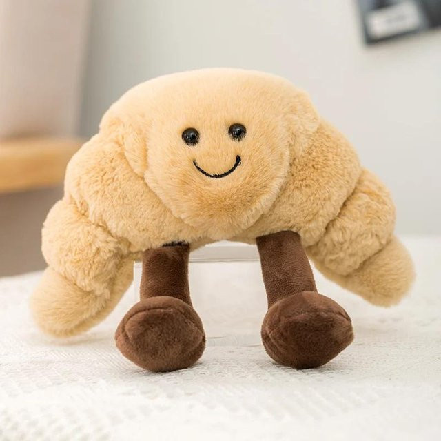 Kidsly Plüsch Toastbrot Brezel Croissant Baguette, Plüschtier, ab 14 Jahren - Bild 1