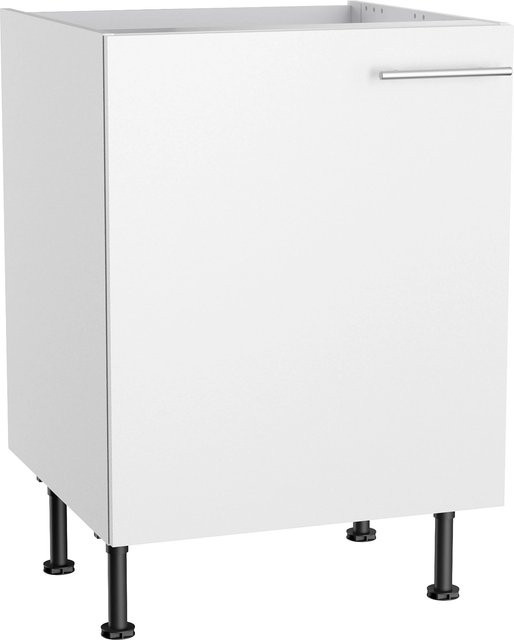 Optifit Küchen-Spülenunterschrank Bengt in Weiß matt mit Feinstruktur, B/T/H: 60 x 58,4 x 87 cm - Bild 1