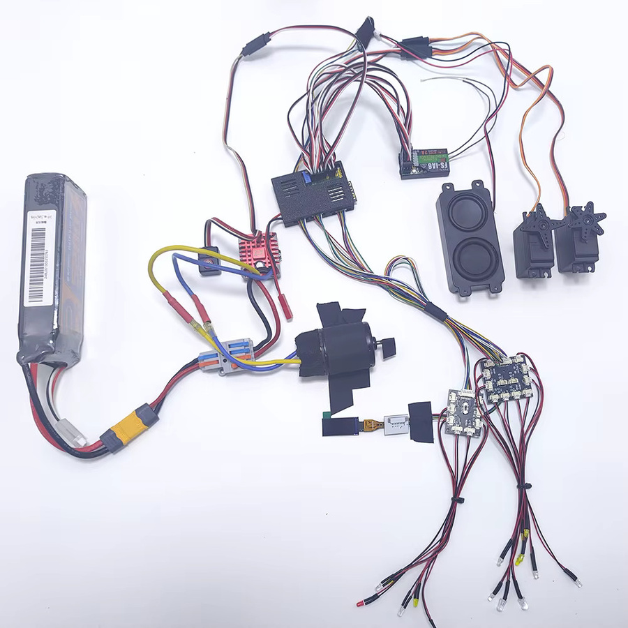 Tamiya Sound- und Lichtsystem für 1/14 RC-Truck, Zubehör - Bild 2