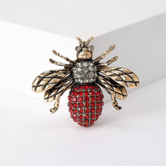Beaut&Berry Emaille-Brosche, Metall, Schwarz, Unisex - Bild 1