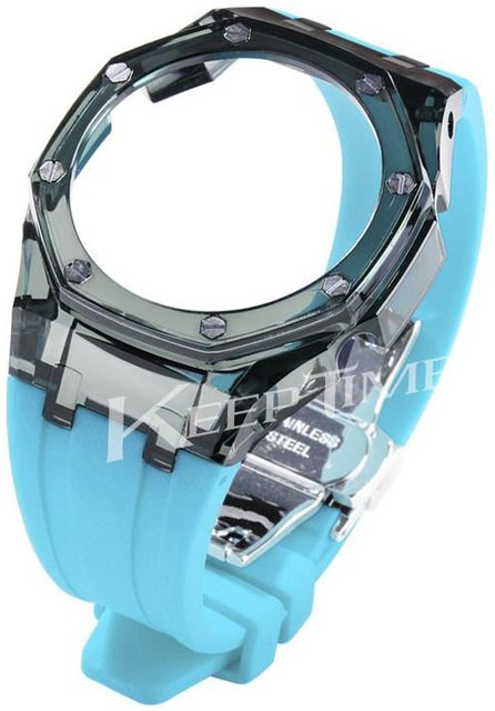 Casio Uhrenarmband, Silikon, grau, Unisex - Bild 1