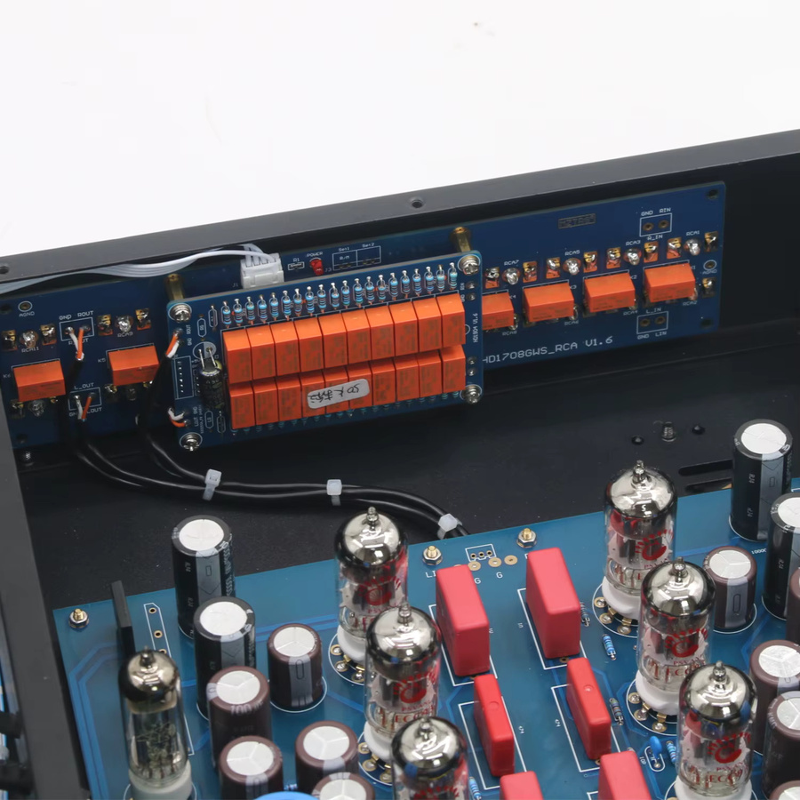 SENGTERBELLE HiFi-Röhrenvorverstärker mit ECC83 und 6Z4 Röhren, Lautstärkeregler auf JP200-Basis - Bild 2
