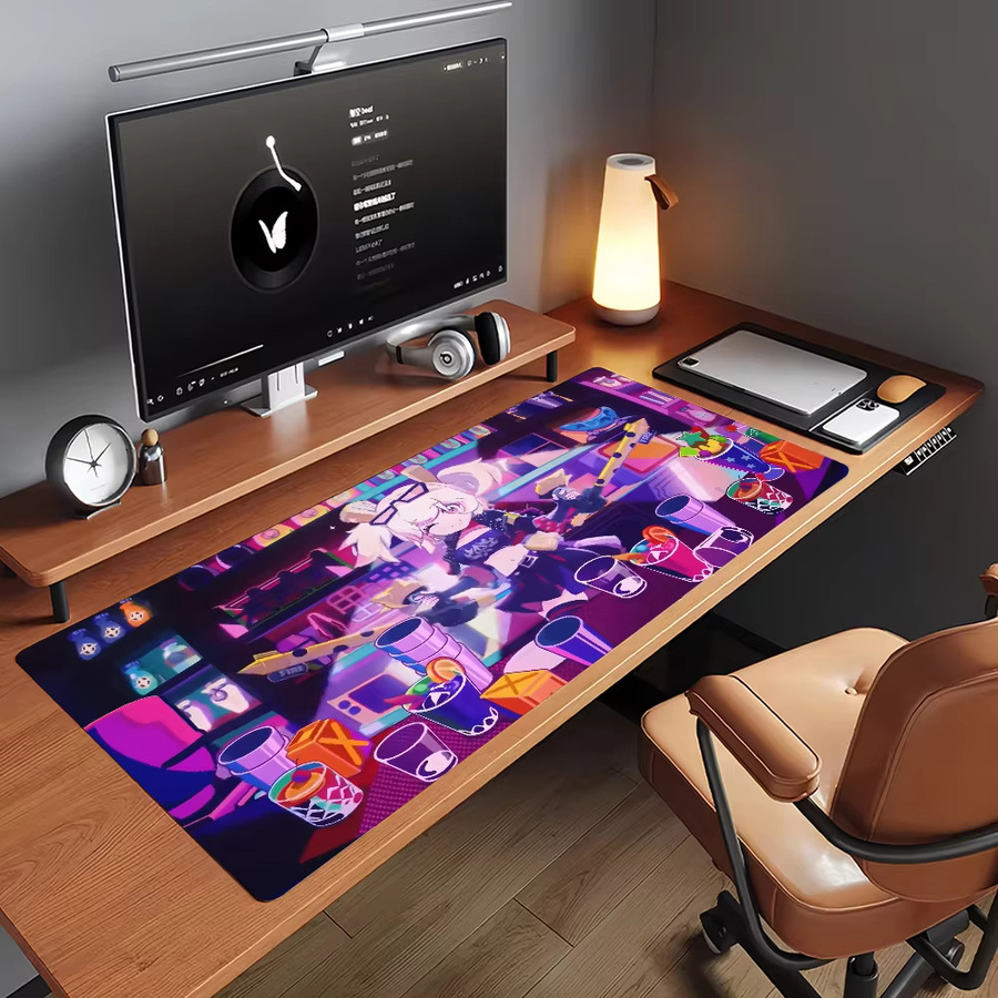 Game ZZZ Cute Burnice Mauspad rutschfeste Gamer-Computermatte in Multicolour als Schreibtischunterlage für Laptop und Büro - Bild 2