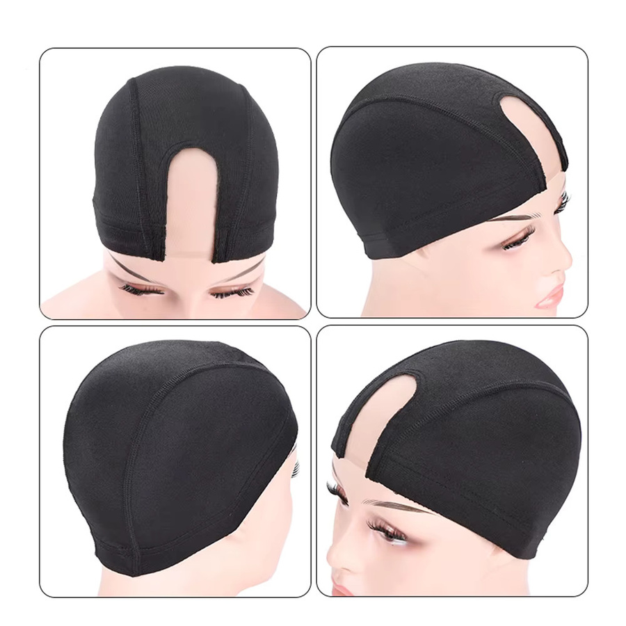 Plussign U-förmige Perückenkappen aus Spitze, Unisex - Bild 4