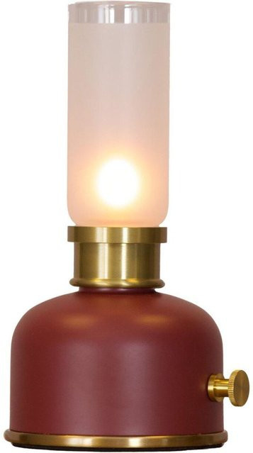 PR Home Frida Tischleuchte in Rot, dimmbar, mit LED und Akku, B/T/H: 22 x 22 x 22 cm - Bild 1