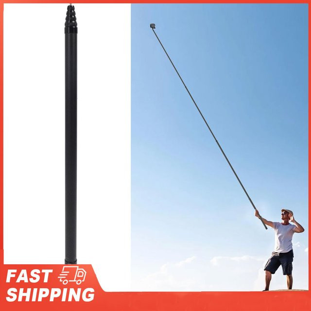 Unsichtbarer Selfie-Stick aus Carbon für X4 X3 X2 Action-Kameras, 5 Meter Reichweite, Schwarz - Bild 1