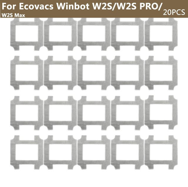 Ecovacs Ersatz-Wischtücher für Winbot W2S, W2S PRO und W2S Max in Weiß - Bild 1
