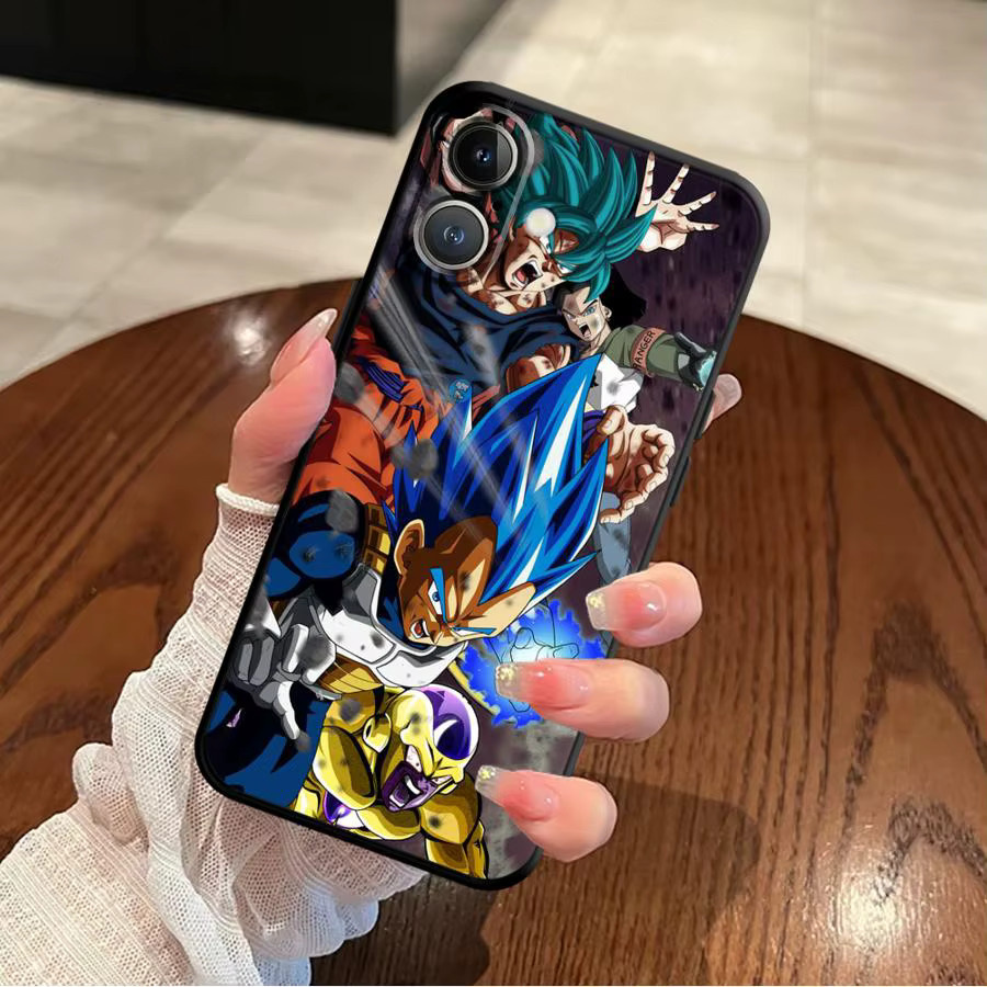 Schwarze weiche Handyhülle mit Dragon Ball Goku Motiv für iPhone Modelle - Bild 4