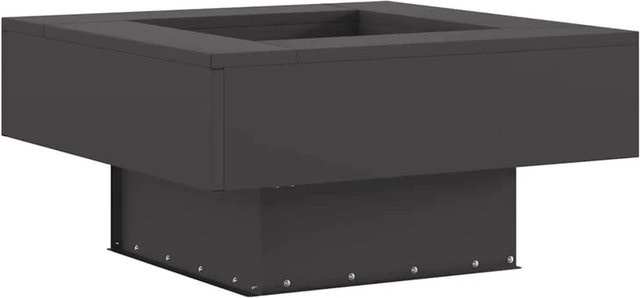 vidaXL Feuerstelle aus Stahl in Schwarz B/T/H: 60 x 60 x 30 cm - Bild 1