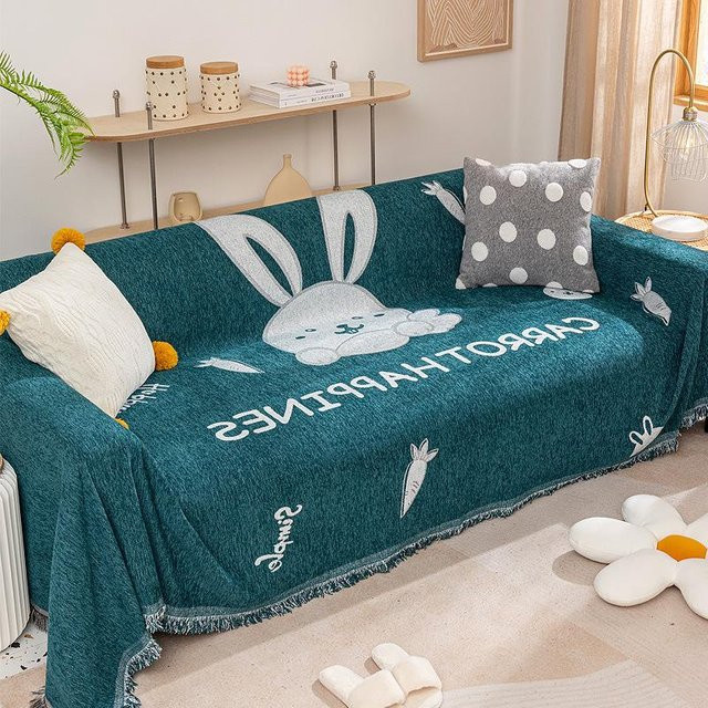 Moderner Chenille Sofaüberwurf von Super Six, beidseitig nutzbar und kratzfest, B/T: 180 x 130 cm - Bild 1