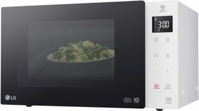 LG MS 23 NECBW Solo-Mikrowelle mit Grillfunktion in Schwarz-Weiß, 23 l, 1000 W - Bild 1