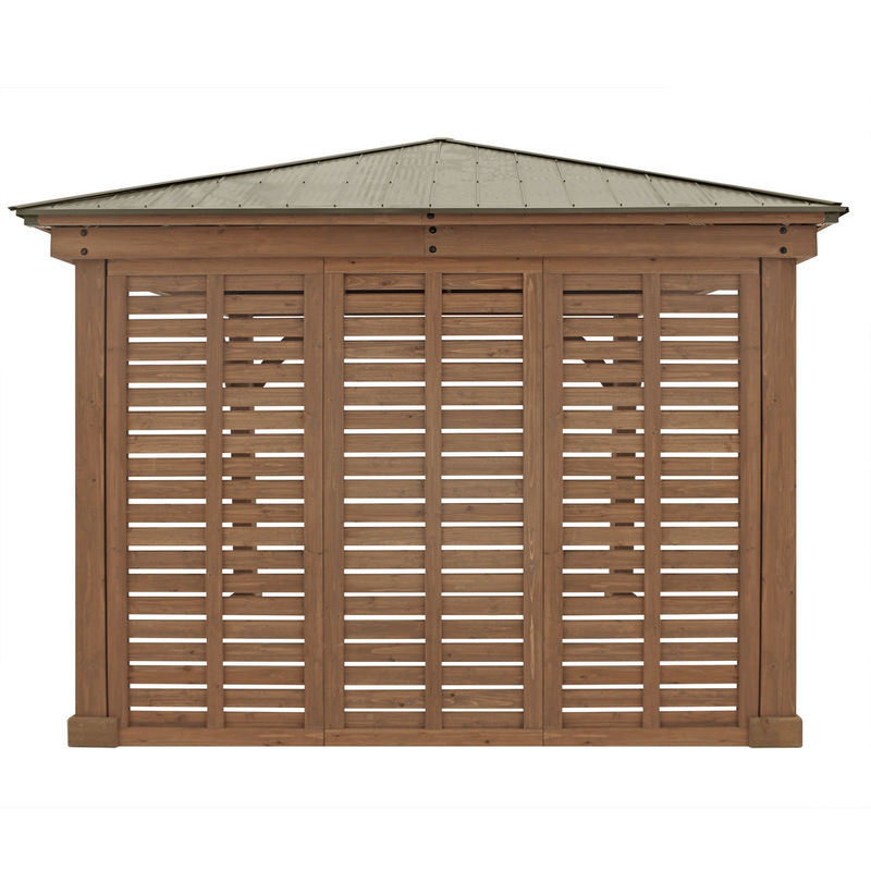 Westmann Seitenwand für Holzpavillon Devon in Natur Holz, B/H/T: 298 x 232 x 8 cm - Bild 4