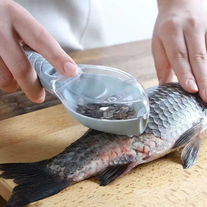 Fischschuppenentferner als Schaber und Peeler in Weiß aus Kunststoff - Bild 6