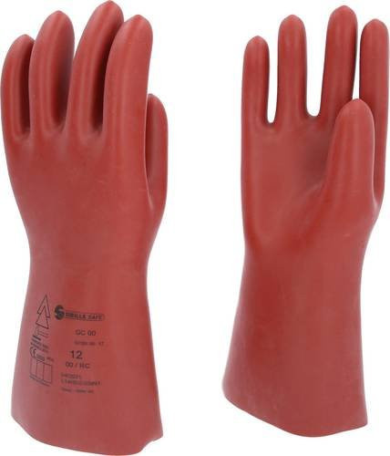 KS Tools 117.0068 Elektrikerhandschuhe aus Latex in Rot, Größe 12, 1 Paar - Bild 1