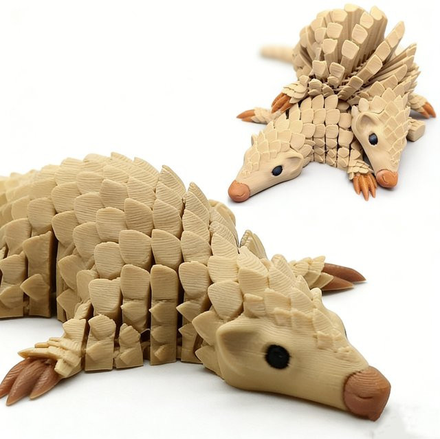 Meade Pangolin-Modelle, Spielzeug, beige - Bild 1