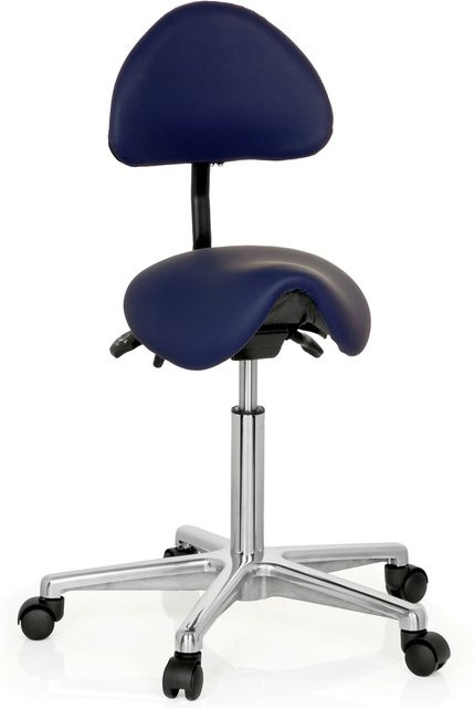 hjh OFFICE Sattelhocker TOP WORK 20 aus Kunstleder ohne Armlehnen - Bild 1