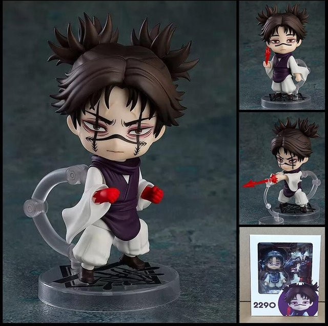 Yiran toy 1 Choso Jujutsu Kaisen Q-Version Gelenkige Verfluchte Objektfigur mit austauschbarem Gesicht und Händen ab 14 Jahren - Bild 1