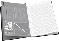 Oxford Office Essentials Smart Kladde DIN A4, Schwarz, liniertes Papier, Hardcover - Bild 1