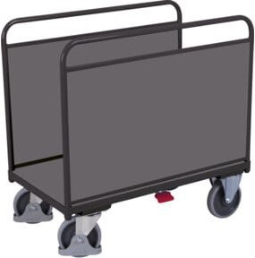 VarioFit Seitenbügelwagen für Holzwände in Anthrazitgrau RAL 7016, B/T/H: 106,0 x 7,0 x 104,5 cm - Bild 1