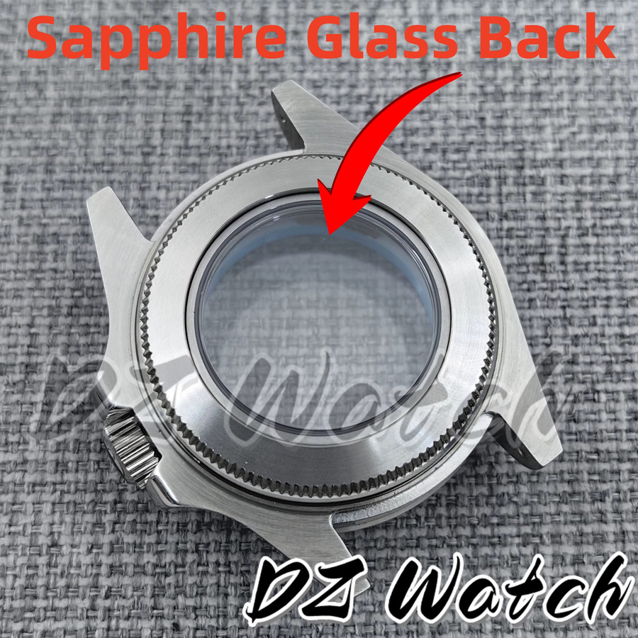 DZ Uhrengehäuse SEA, 44 mm, Saphirglas, Edelstahl, Silber - Bild 1