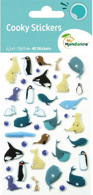 Epoxy-Sticker Wale - Bild 1