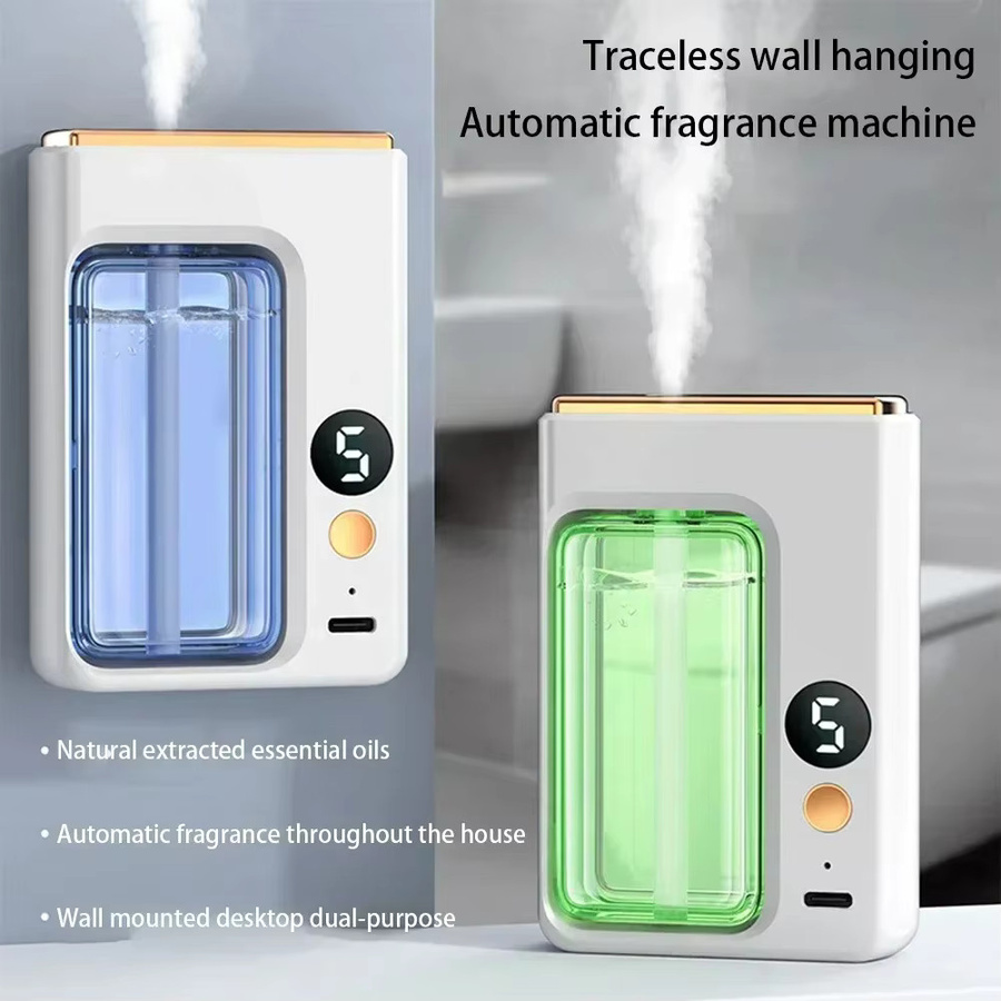 NOCCLILI Automatischer Aroma-Diffusor für ätherische Öle, intelligente Wand-Aromatherapie-Maschine und Luftbefeuchter in Weiß - Bild 3