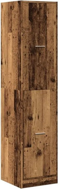 vidaXL Apothekerschrank in Altholz-Optik, Farbe: Braun, B/T/H: 40 x 41 x 174,5 cm - Bild 1