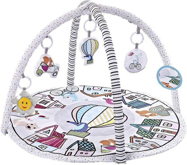 Chipolino Spielbogen Tiere Musikfunktion Krabbeldecke weiß ab Geburt - Bild 1