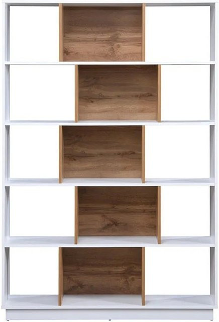Vente-unique Bücherregal Dalenor in Weiß, Breite: 120 cm, Höhe: 180 cm, Tiefe: 30 cm - Bild 1
