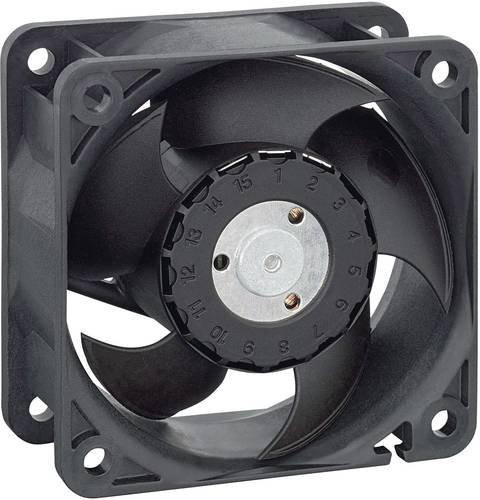 EBM Papst 634 NU Axiallüfter 24 V/DC 40 m³/h Schwarz B/H/T: 60 x 60 x 25,4 mm - Bild 1